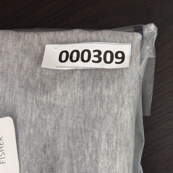 Eileen Fisher Top Womens Medium Tencel Stretch Terry Shirt Lagenlook Pockets NEW - Picture 12 of 12